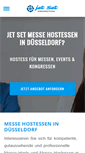 Mobile Screenshot of messe-duesseldorf-hostessen.de